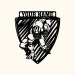 Giocatore di calcio personalizzato in metallo Regalo per chi ama lo sport