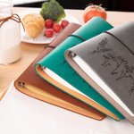 Personlig Binder Receptanteckningsbok Läderblommig dagbok med elastiskt band och papper Mors dag Födelsedagspresent till kvinna