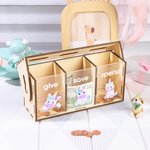 Personalised Child’s Bank Give Save Spend Bank Wood Piggy Bank Nursery Décor Baby Shower Gift