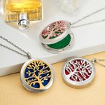 Collar Difusor de Aceites Esenciales con el Nombre de la Familia