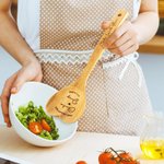 Personnalisé Cuillère à mélanger En Bois Cadeau de mariage Pour Couple