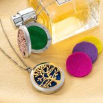 Collar Difusor de Aceites Esenciales con el Nombre de la Familia