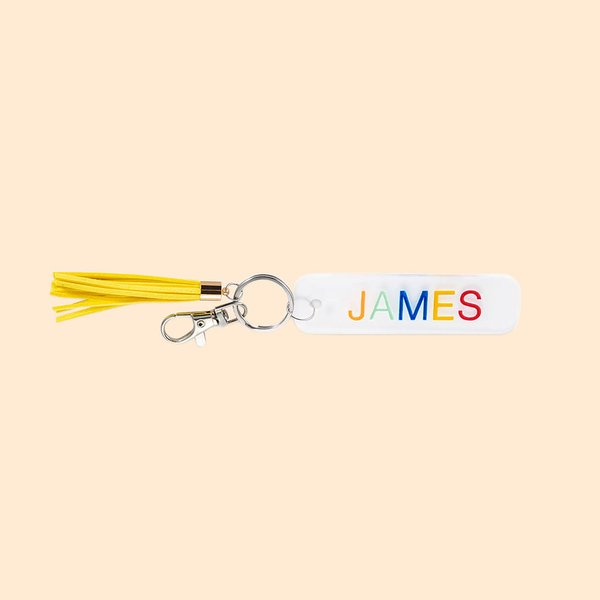 Custom Acrylic Name Tag for Bag/Backpack，Personalised Luggage Tag, Personalised Acrylic Keychain