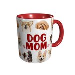 Personalisierte DOG MOM/DAD Haustier Köpfe Fotos Keramikbecher