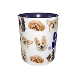 Personalisierte DOG MOM/DAD Haustier Köpfe Fotos Keramikbecher