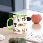 Personalisierte DOG MOM/DAD Haustier Köpfe Fotos Keramikbecher