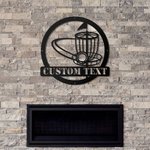 Personalizable Golf Benchmark Metal Wall Art Decoración