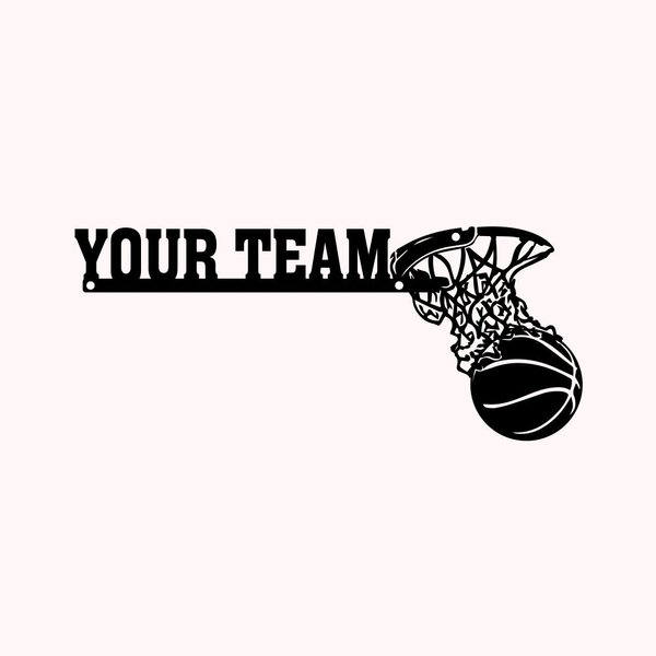 Customized Basketball Metal Wall Decor Sign