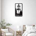 Golf Personalizado Arte de Pared de Metal para la Decoración del Hogar Estilo Rectángulo