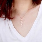 Lotus Faith Yoga Name Necklace