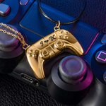 Gepersonaliseerde Gamepad Magnetische Hanger Halsketting met Gegraveerde Initialen Valentijnsdag Cadeau voor Game Koppel