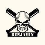Custom Baseball Metal Wall Art nimi merkki koristelu