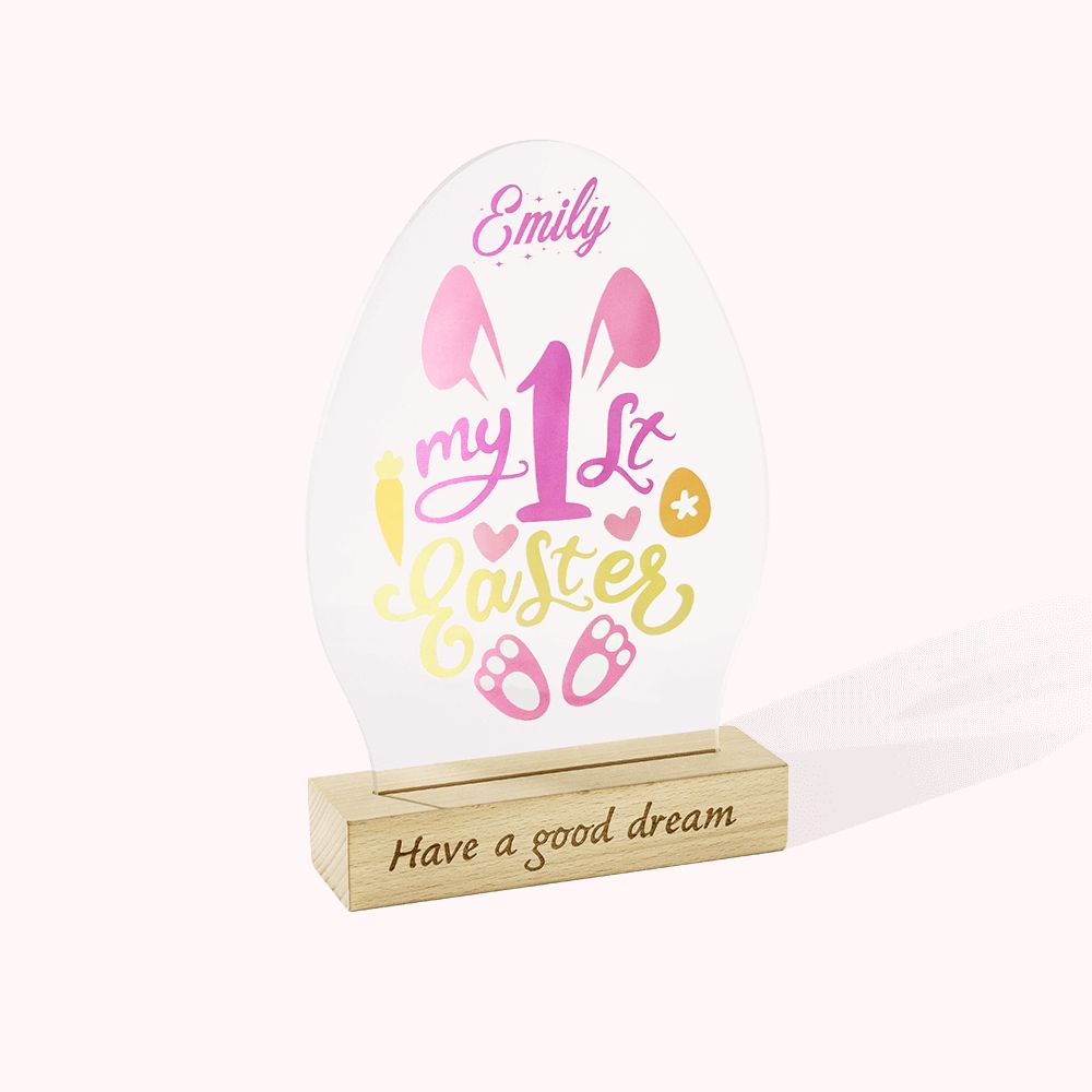 Customize 1st Easter Name Nachtlicht für Kinder