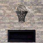 Anpassat namn Basket Hoop Väggdekor Metall Väggkonst
