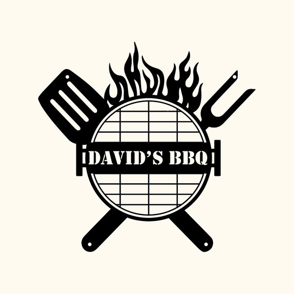 Custom BBQ Metal Wall Art Sign Decoración