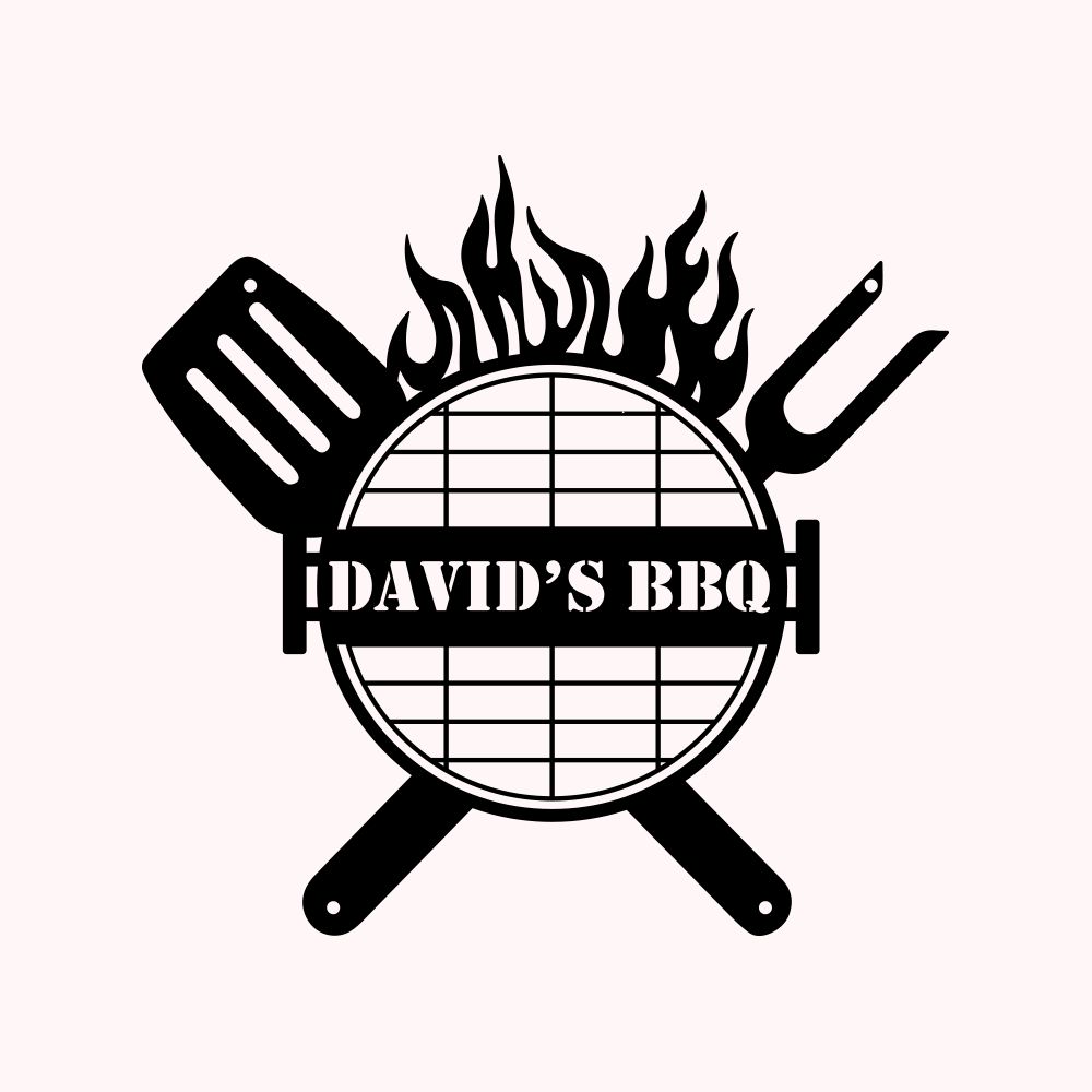 Custom BBQ Metall Wand Kunst Zeichen Dekoration