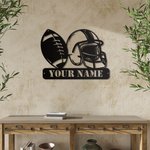 Personalisierte Fußball & Caps Metall Dekor Geschenk für Fußballspieler
