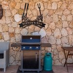 Segno artistico da parete in metallo BBQ personalizzato