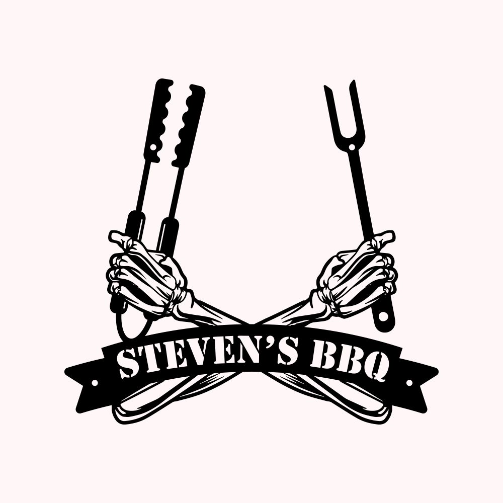 Individuelles BBQ Metall Wand Kunst Zeichen Dekor