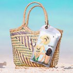 Serviette de plage portable à séchage rapide personnalisée Besties' Back Beach Holiday Style
