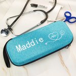 Étui de rangement pour stéthoscope avec nom personnalisé