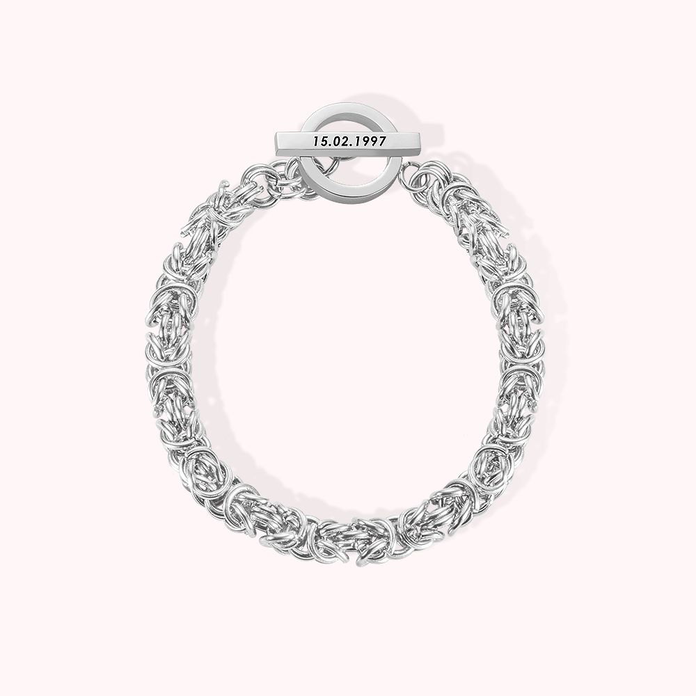 Personalisiertes byzantinisches Armband