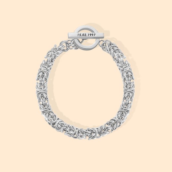 Personalised Byzantine Bracelet