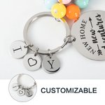 Balloon House New Home Keychain Housewarming Gift