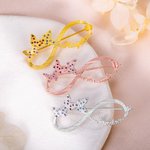 Personnalisé Broche Nom Papillon Infini