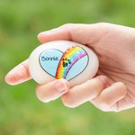 Personalisierte Pet Memorial Regenbogenbrücke Stein