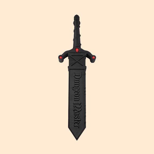 Personalized Dice Storage Dagger with Dice