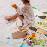 Personalizzato Besties' Back Beach Holiday Style Tapestry multifunzionale