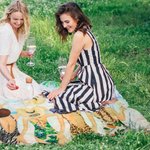 Personalizzato Besties' Back Beach Holiday Style Tapestry multifunzionale