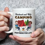 Henkilökohtainen Camping teema muki