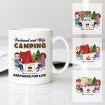 Henkilökohtainen Camping teema muki