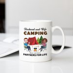 Henkilökohtainen Camping teema muki