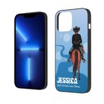 Etui de téléphone pour iPhone personnalisé pour une fille qui aime les chevaux Cadeau pour cavalière