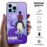 Etui de téléphone pour iPhone personnalisé pour une fille qui aime les chevaux Cadeau pour cavalière