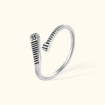 Personalised Engraved Ice Hockey Ring with Number Birthday Team Gift for Women Hockey Player