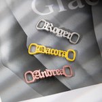 Nom personnalisé Boucle de chaussure Clips de lacets Charm