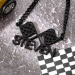 Personalized Letter & Car Combination Necklace