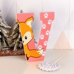 Personlig Lovely Animal Alphabet Nursery väggdekoration för baby rum dekorationer gåva för ny mamma / baby