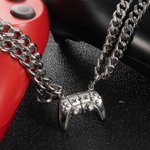 Gepersonaliseerde Game Controller Cubaanse Ketting Armband voor Koppel
