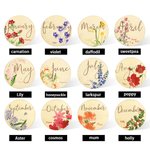 Gepersonaliseerde Pasgeboren Fotografie Prop Mijlpaal Kaarten Baby Shower Gift