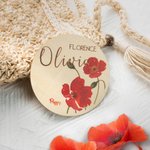 Gepersonaliseerde Pasgeboren Fotografie Prop Mijlpaal Kaarten Baby Shower Gift