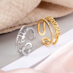 Anillo con nombre personalizado para ella