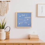 Aangepaste Vilten Brief Board Bulletin Board Message Board Geschikt voor Wedding Baby aankondiging Kerstdag