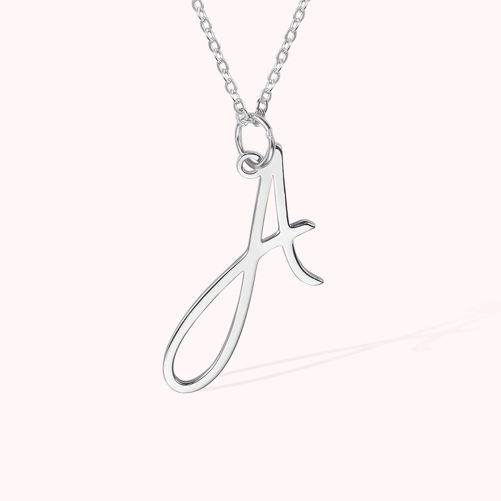 Personalisierte Brief Halskette Geschenk für Freundin