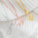 Personalisierte Brief Halskette Geschenk für Freundin
