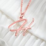 Personalisierte Brief Halskette Geschenk für Freundin